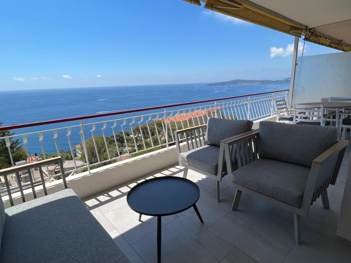 קאפ ד'איי Mybluevista Luxury Panoramic Sea View Apartments Cap D Ail Near Monaco מראה חיצוני תמונה